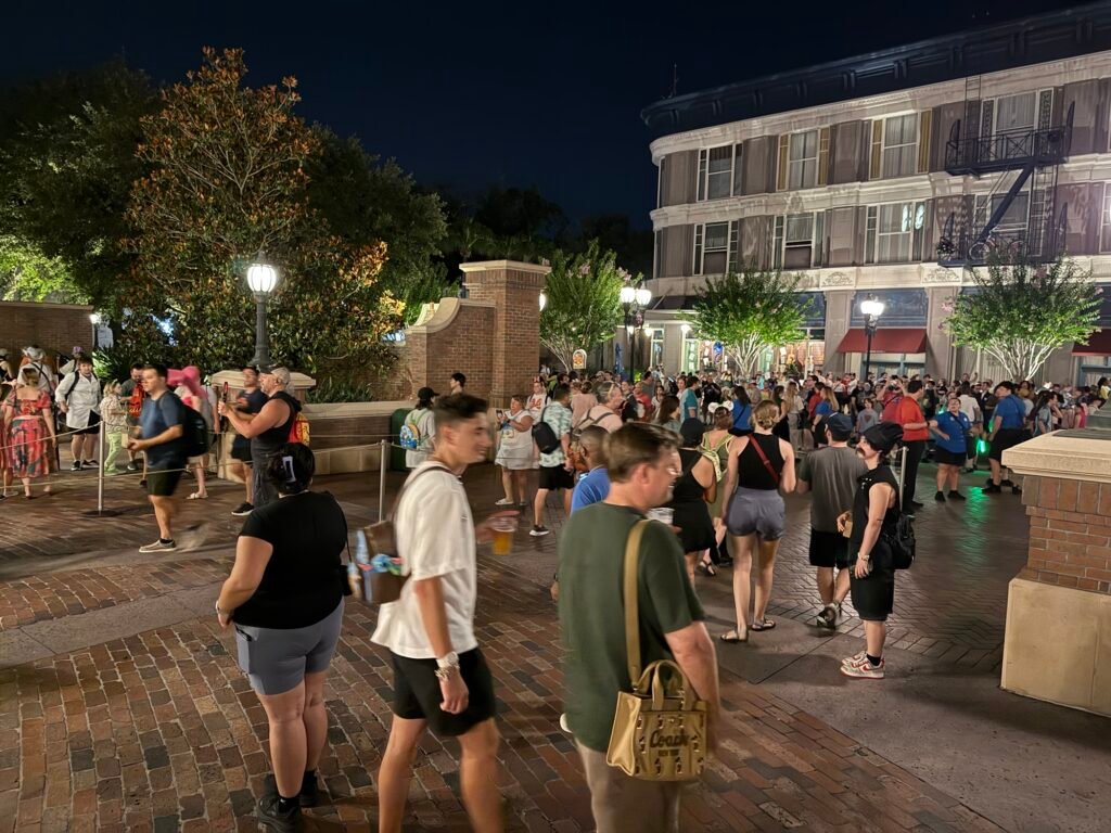 Photo minutes prior to the closure of Muppet*Vision 3D of end of line sign at Hollywood Studios